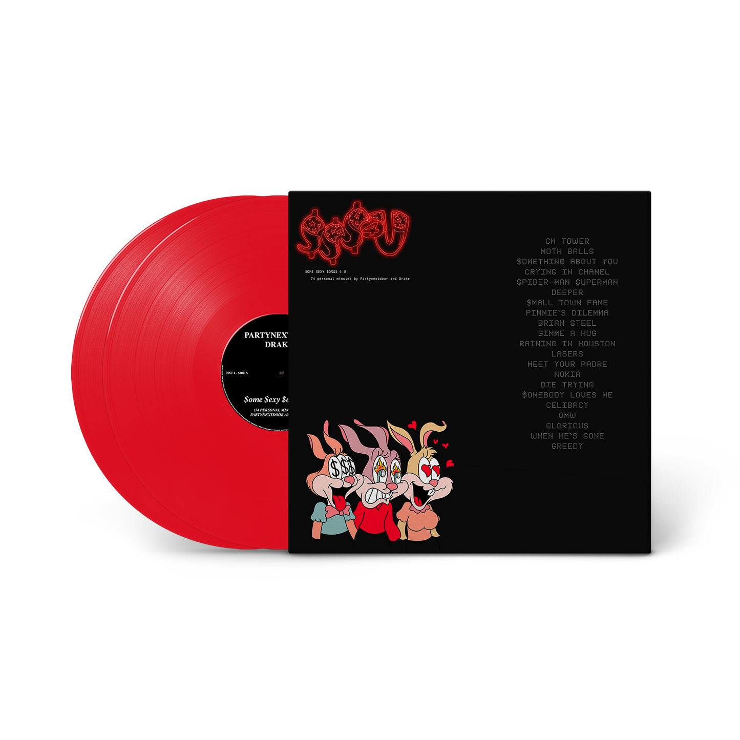 PARTYNEXTDOOR & Drake - $ome $exy $ongs 4 U - LP (Opaque Red)