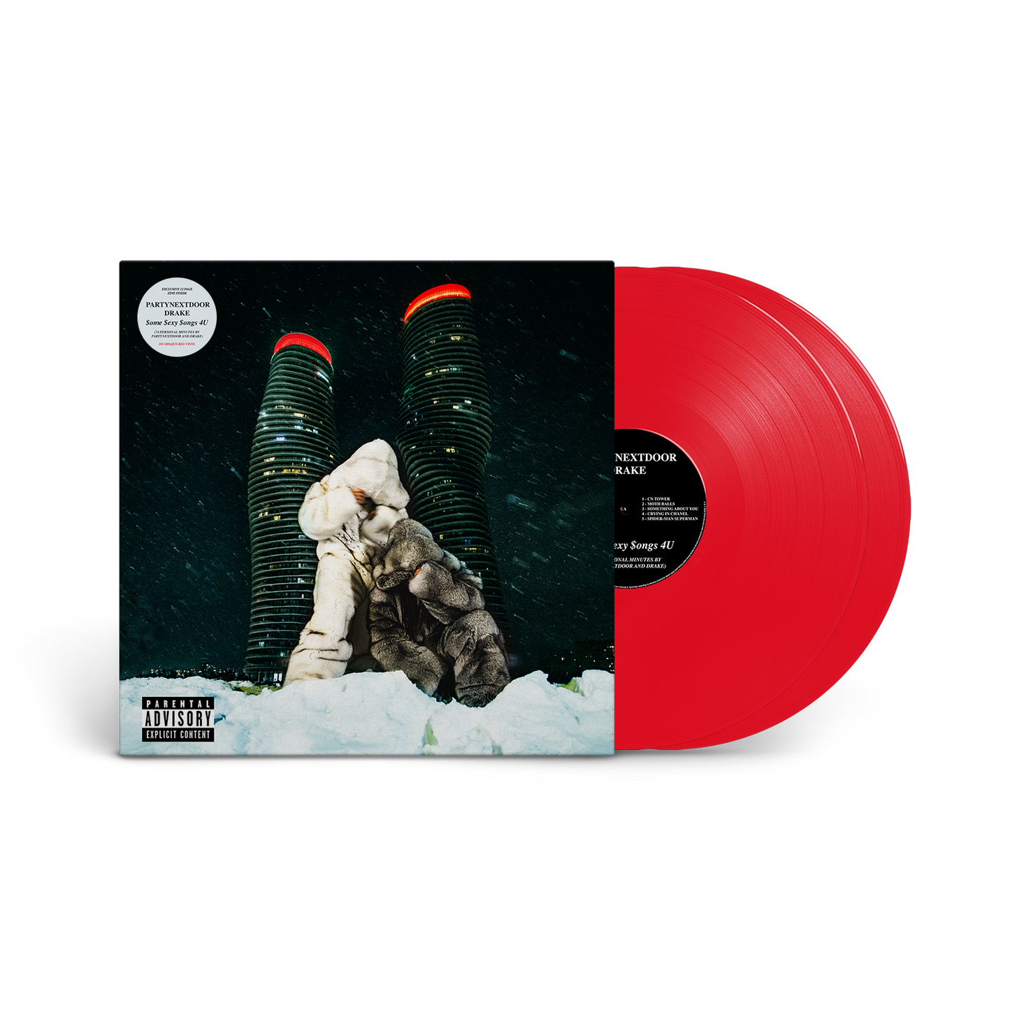 PARTYNEXTDOOR & Drake - $ome $exy $ongs 4 U - LP (Opaque Red)
