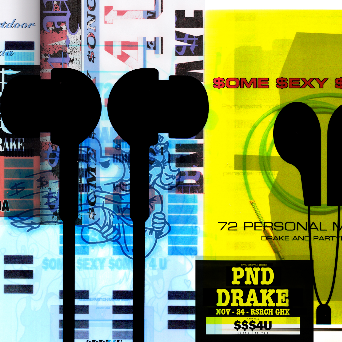 PARTYNEXTDOOR & Drake - $ome $exy $ongs 4 U - LP (Translucent Red)
