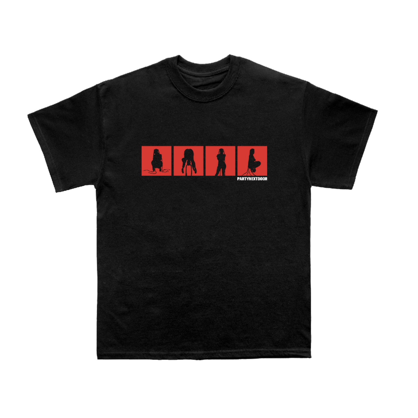 PARTYNEXTDOOR 4 Black Logo T-shirt