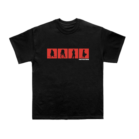 PARTYNEXTDOOR 4 Black Logo T-shirt