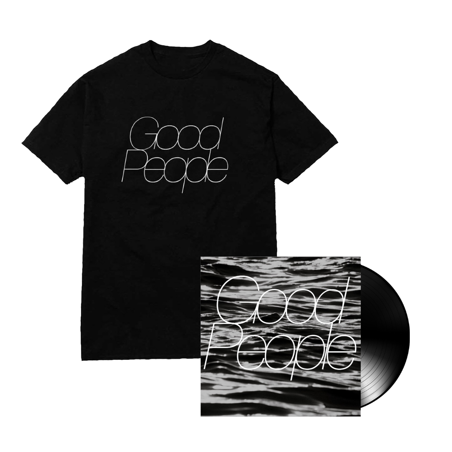 Majid Jordan Black Logo T-Shirt + Afterhours LP