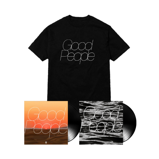 Majid Jordan Logo Black Tee + Good People LP + Afterhours LP