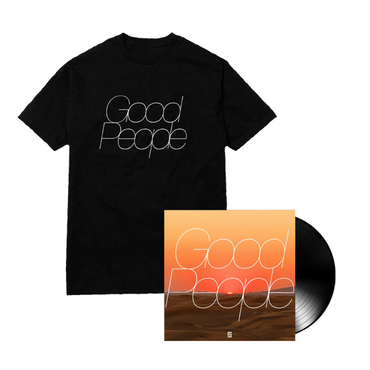 Majid Jordan Black Logo T-Shirt + Good People LP